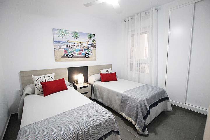 Apartmán Apartamento Primera Linea Playa Centro De Guardamar Guardamar del Segura Exteriér fotografie
